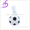 925 silver silver jewelry pendant Wholesale Football custom enamel pendant